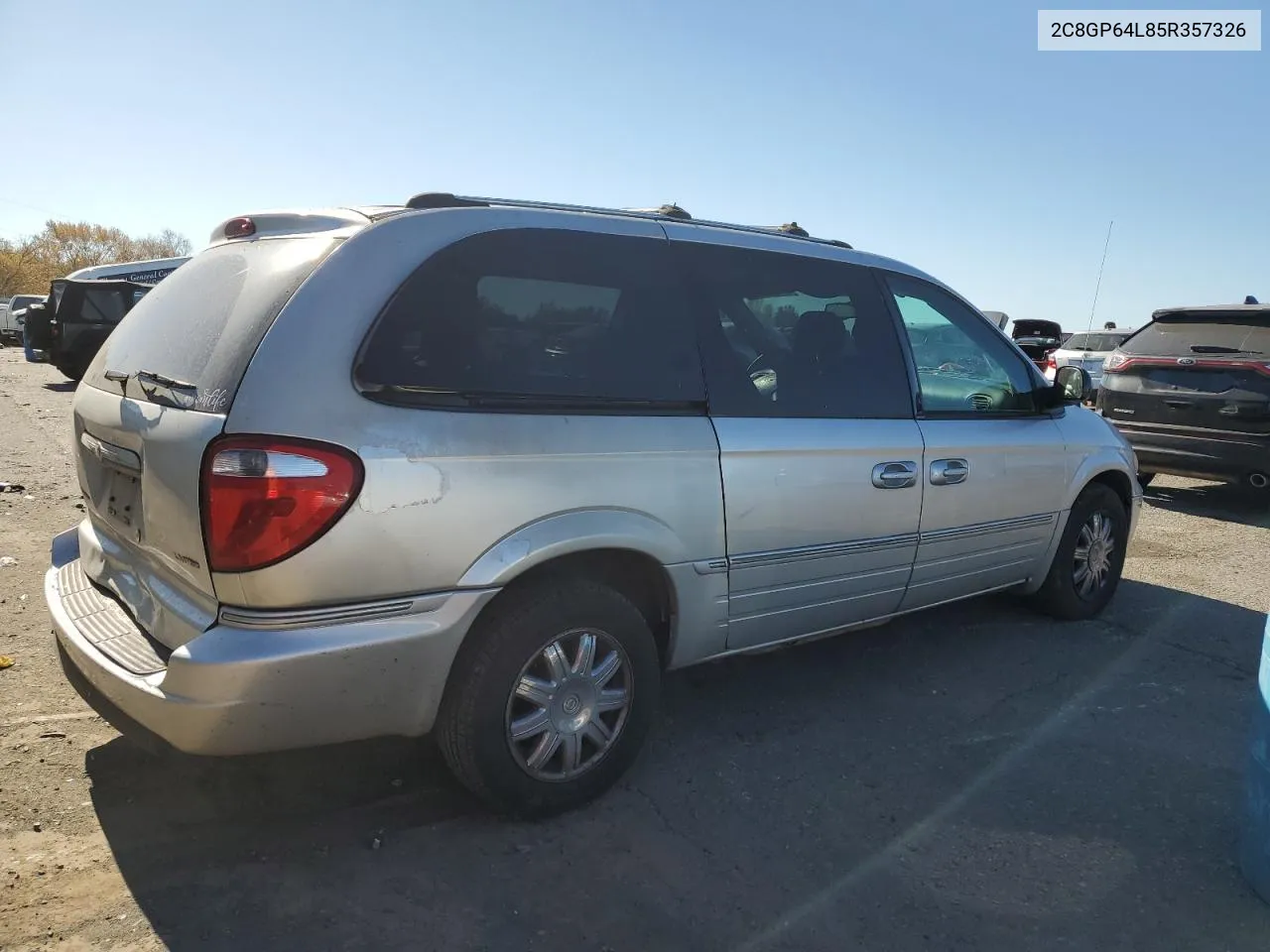 2005 Chrysler Town & Country Limited VIN: 2C8GP64L85R357326 Lot: 77313644