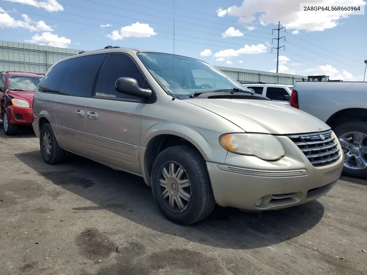 2006 Chrysler Town & Country Limited VIN: 2A8GP64L56R660964 Lot: 66865464