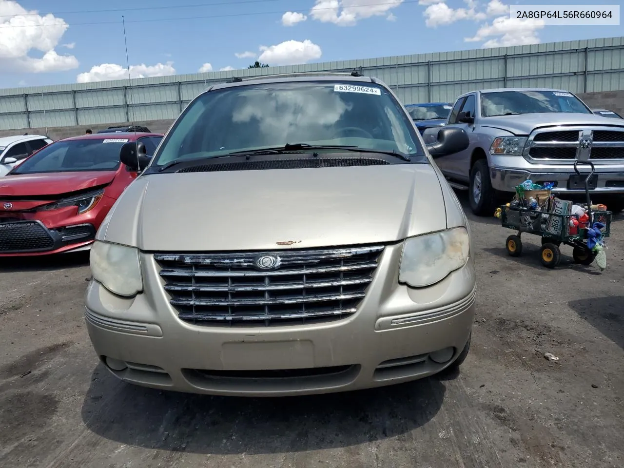 2006 Chrysler Town & Country Limited VIN: 2A8GP64L56R660964 Lot: 66865464