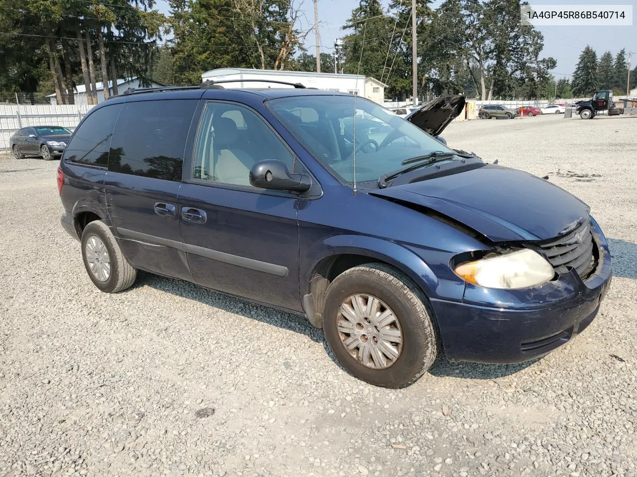 2006 Chrysler Town & Country VIN: 1A4GP45R86B540714 Lot: 70334804