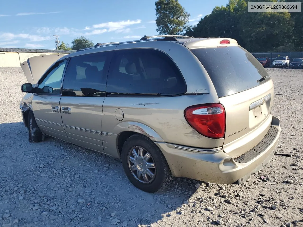 2006 Chrysler Town & Country Limited VIN: 2A8GP64L26R866694 Lot: 70466404