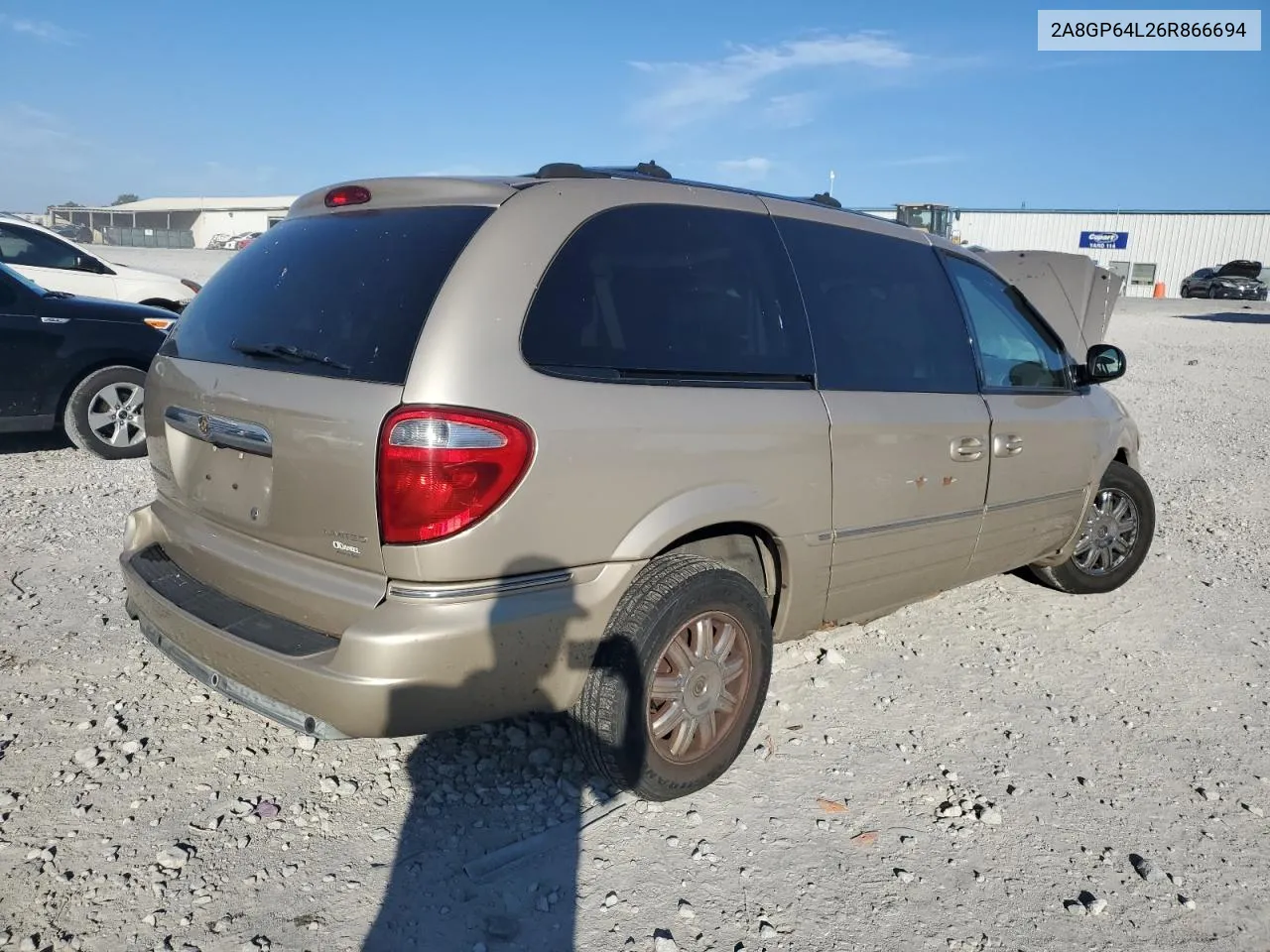 2006 Chrysler Town & Country Limited VIN: 2A8GP64L26R866694 Lot: 70466404