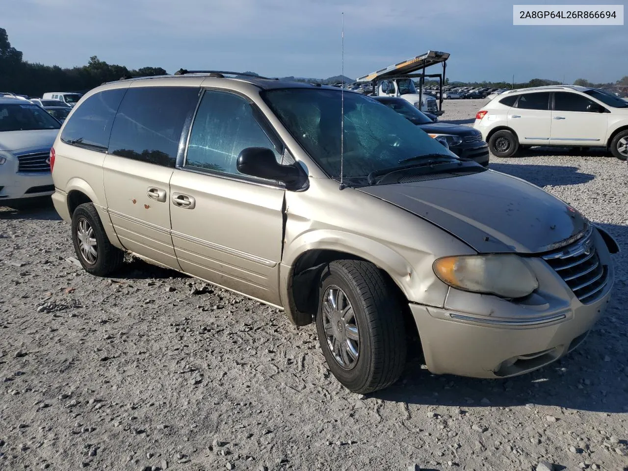 2006 Chrysler Town & Country Limited VIN: 2A8GP64L26R866694 Lot: 70466404