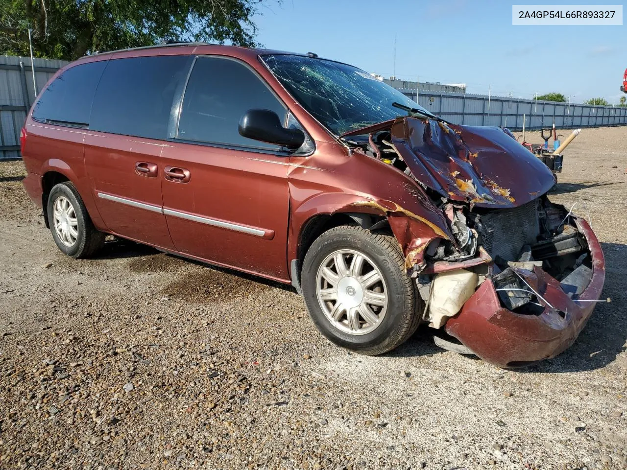 2006 Chrysler Town & Country Touring VIN: 2A4GP54L66R893327 Lot: 71817354