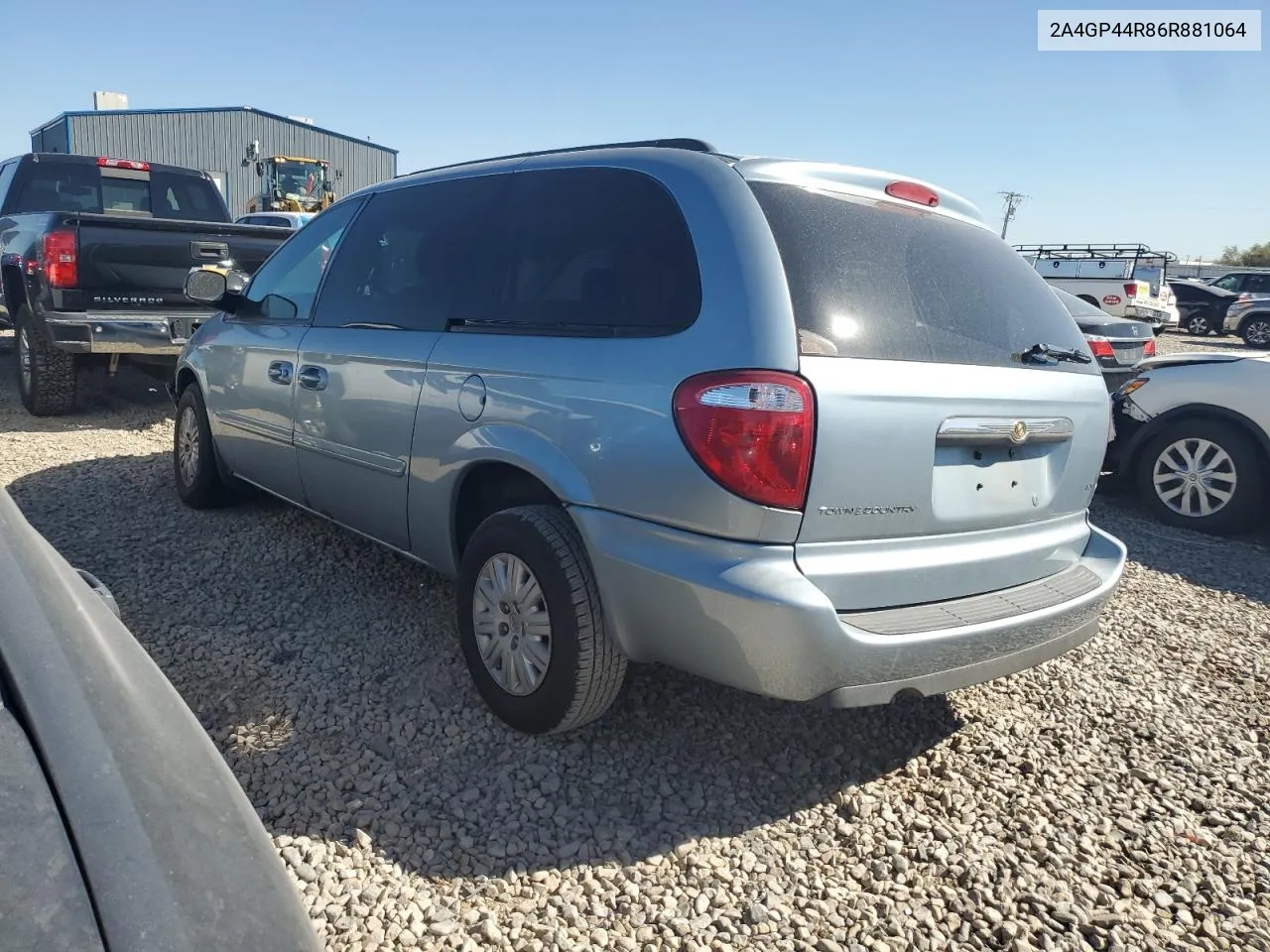 2006 Chrysler Town & Country Lx VIN: 2A4GP44R86R881064 Lot: 72357314