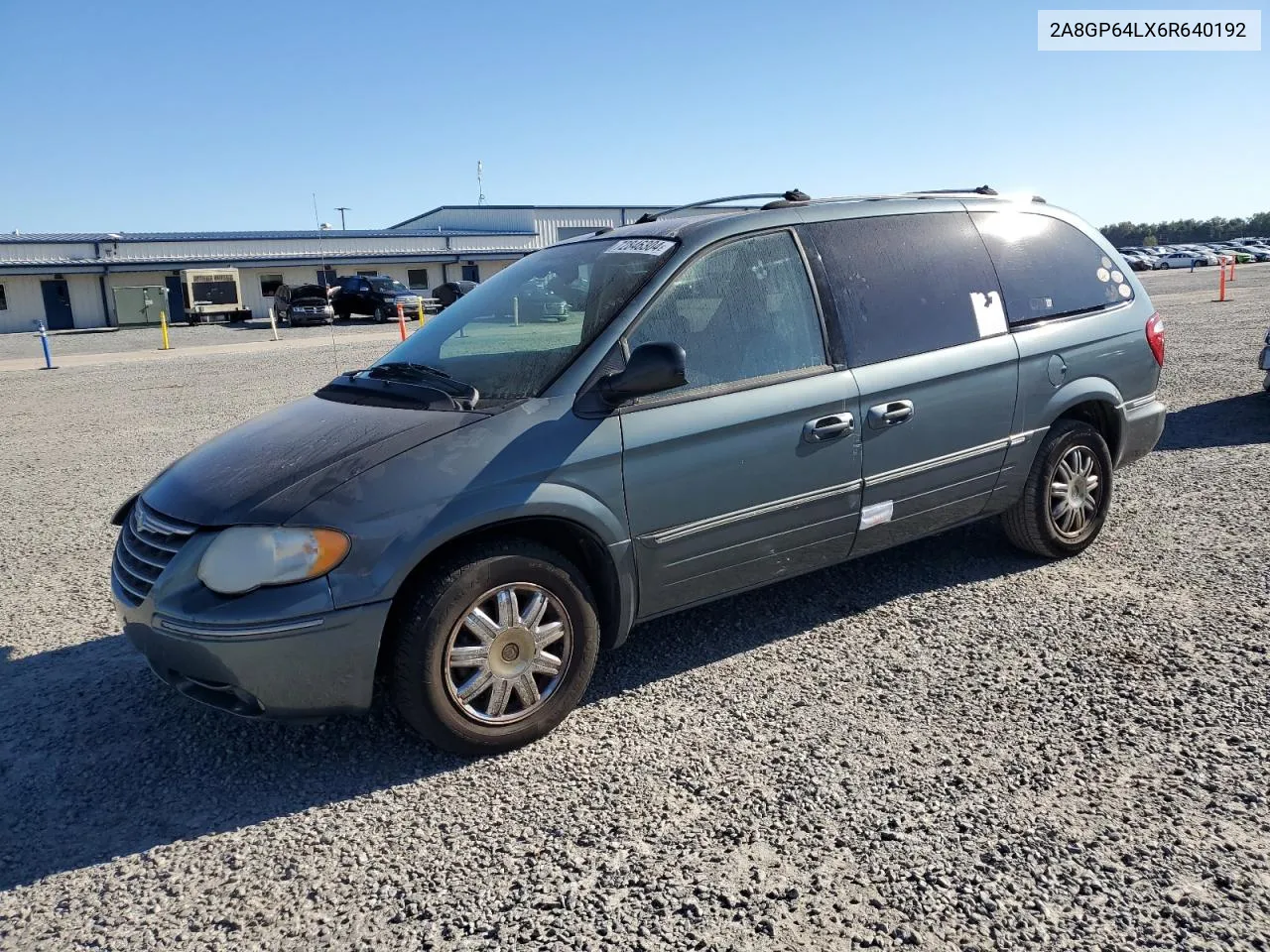 2006 Chrysler Town & Country Limited VIN: 2A8GP64LX6R640192 Lot: 72846304