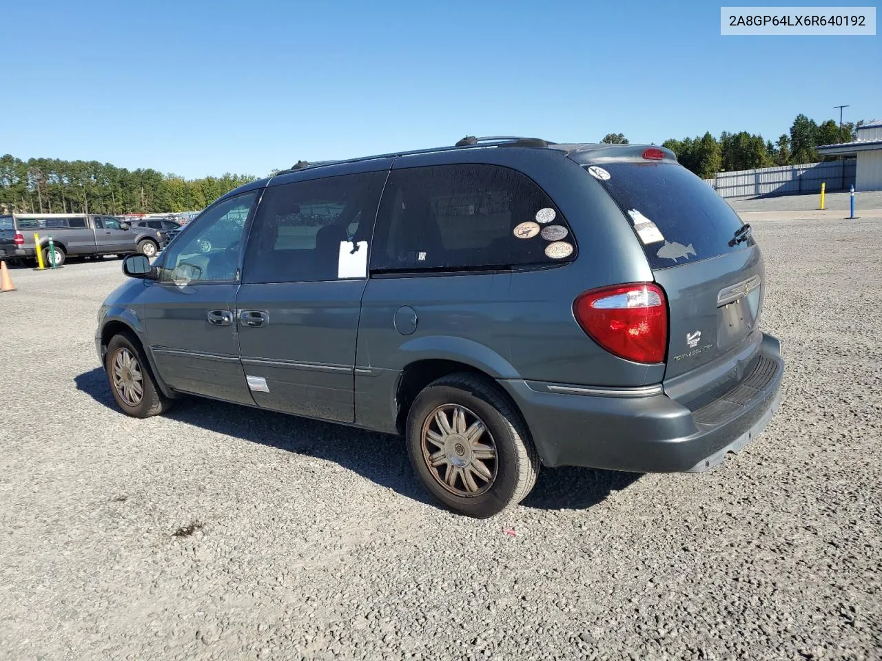 2006 Chrysler Town & Country Limited VIN: 2A8GP64LX6R640192 Lot: 72846304