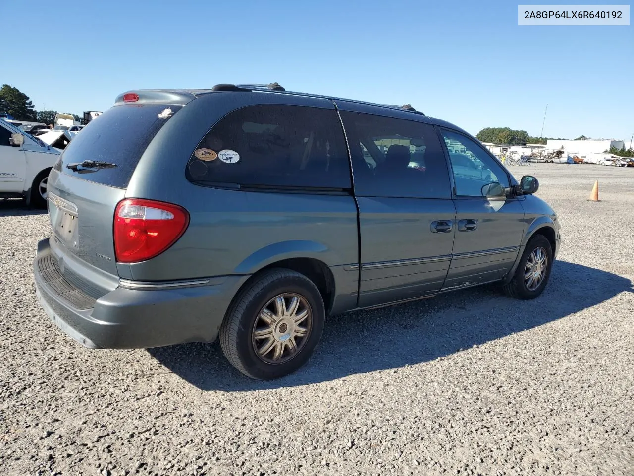 2006 Chrysler Town & Country Limited VIN: 2A8GP64LX6R640192 Lot: 72846304