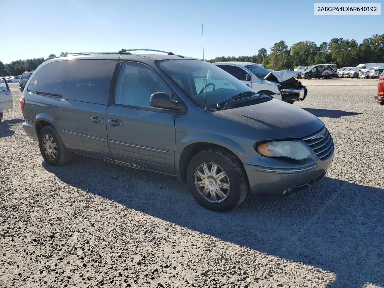 2006 Chrysler Town & Country Limited VIN: 2A8GP64LX6R640192 Lot: 72846304