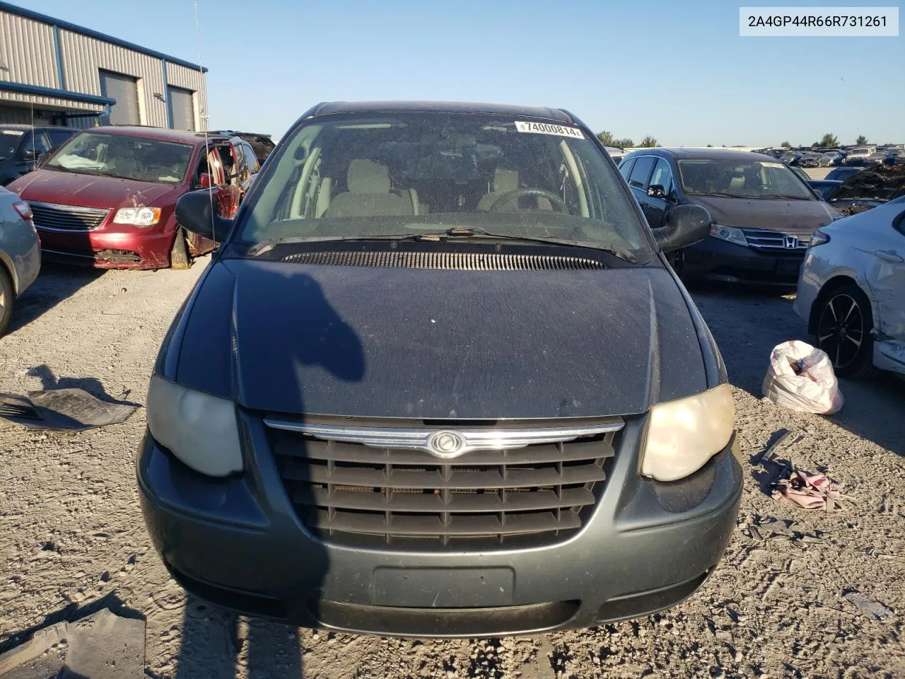 2006 Chrysler Town & Country Lx VIN: 2A4GP44R66R731261 Lot: 74000814