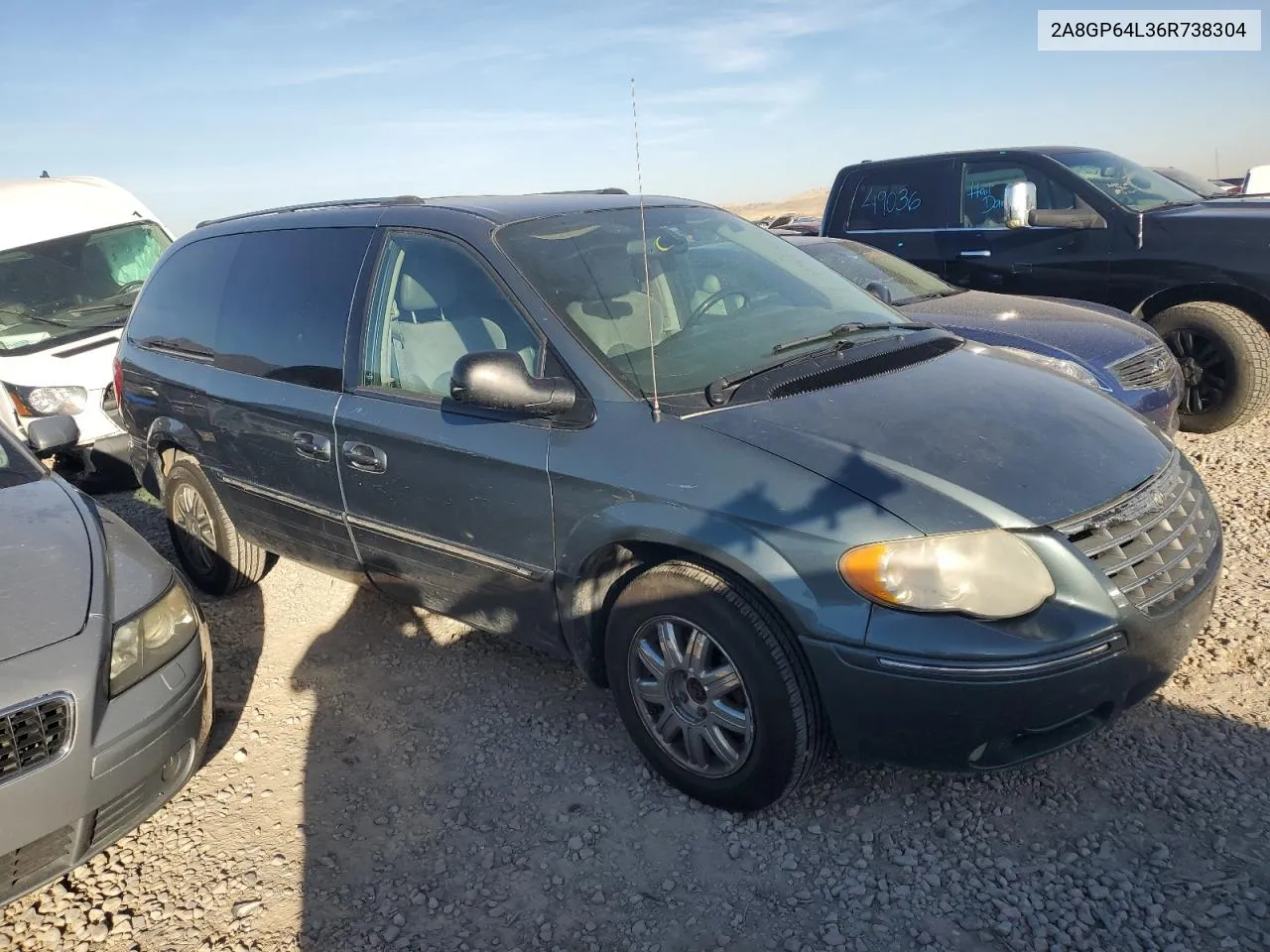 2006 Chrysler Town & Country Limited VIN: 2A8GP64L36R738304 Lot: 74061394