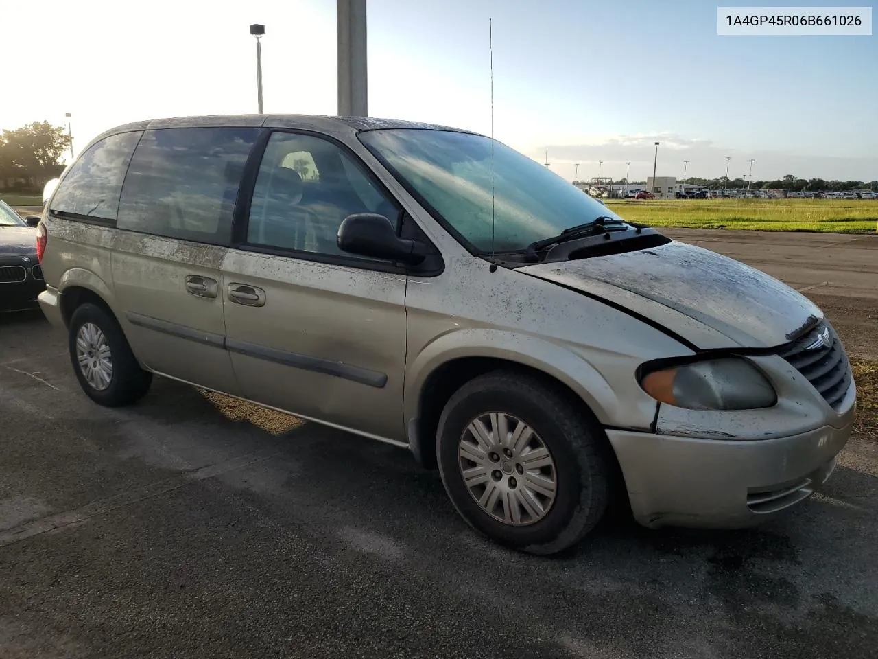 2006 Chrysler Town & Country VIN: 1A4GP45R06B661026 Lot: 75126534