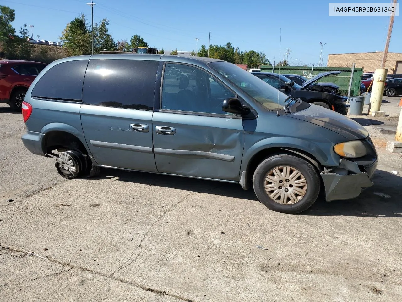 2006 Chrysler Town & Country VIN: 1A4GP45R96B631345 Lot: 76396784