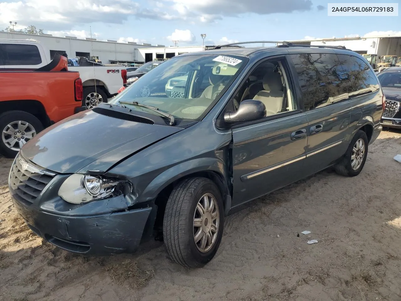 2006 Chrysler Town & Country Touring VIN: 2A4GP54L06R729183 Lot: 77665224