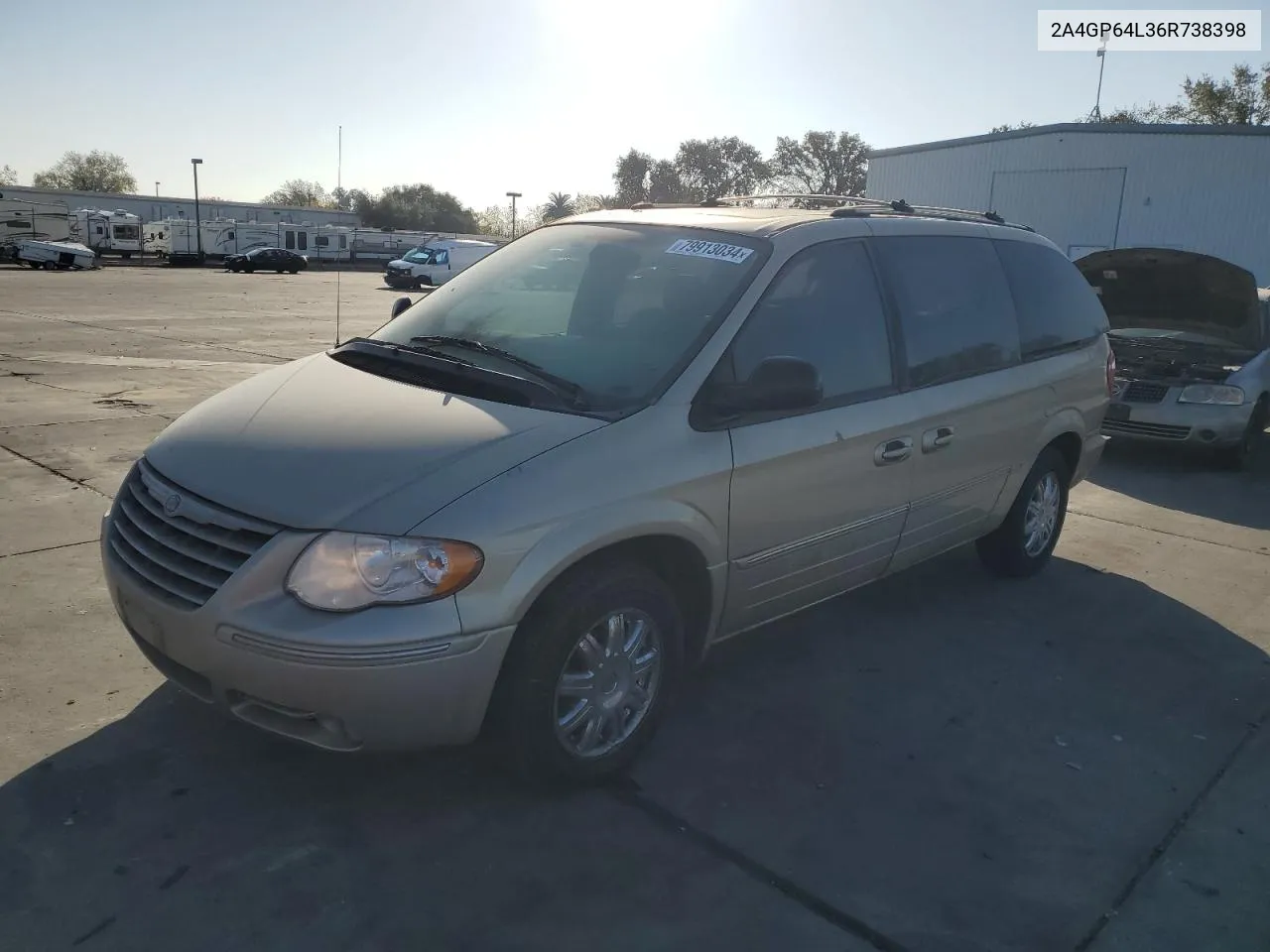 2006 Chrysler Town & Country Limited VIN: 2A4GP64L36R738398 Lot: 79913034