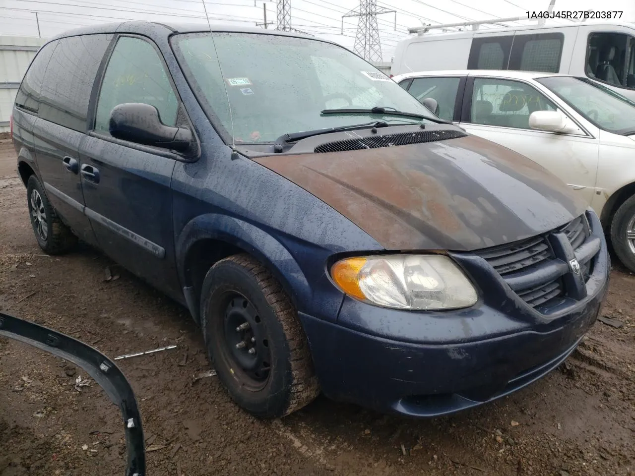 2007 Chrysler Town & Country Lx VIN: 1A4GJ45R27B203877 Lot: 40086634