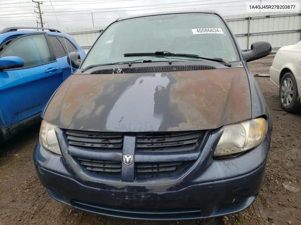 2007 Chrysler Town & Country Lx VIN: 1A4GJ45R27B203877 Lot: 40086634