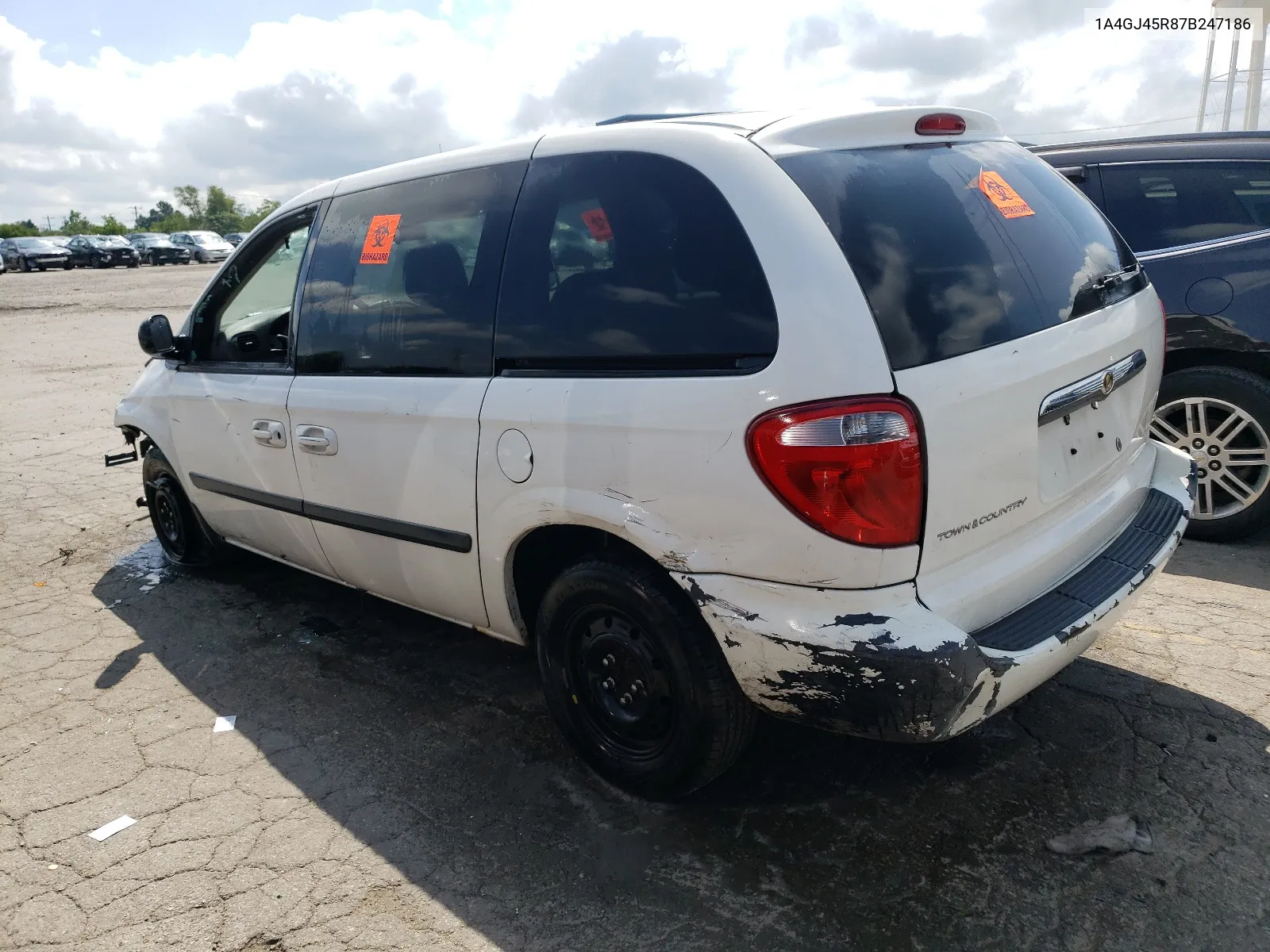 2007 Chrysler Town & Country Lx VIN: 1A4GJ45R87B247186 Lot: 66113064