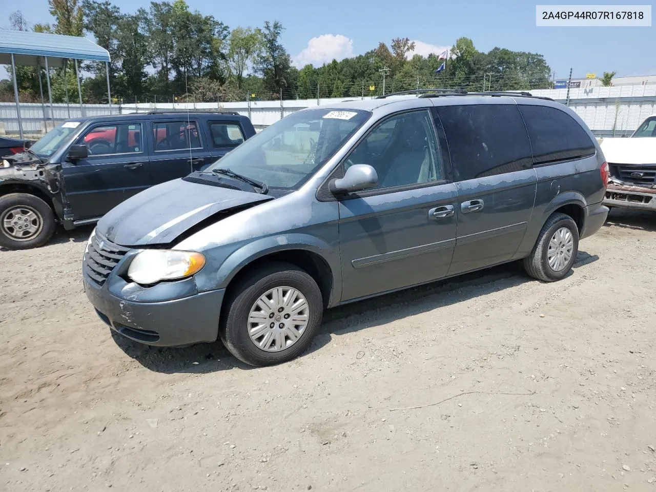 2A4GP44R07R167818 2007 Chrysler Town & Country Lx