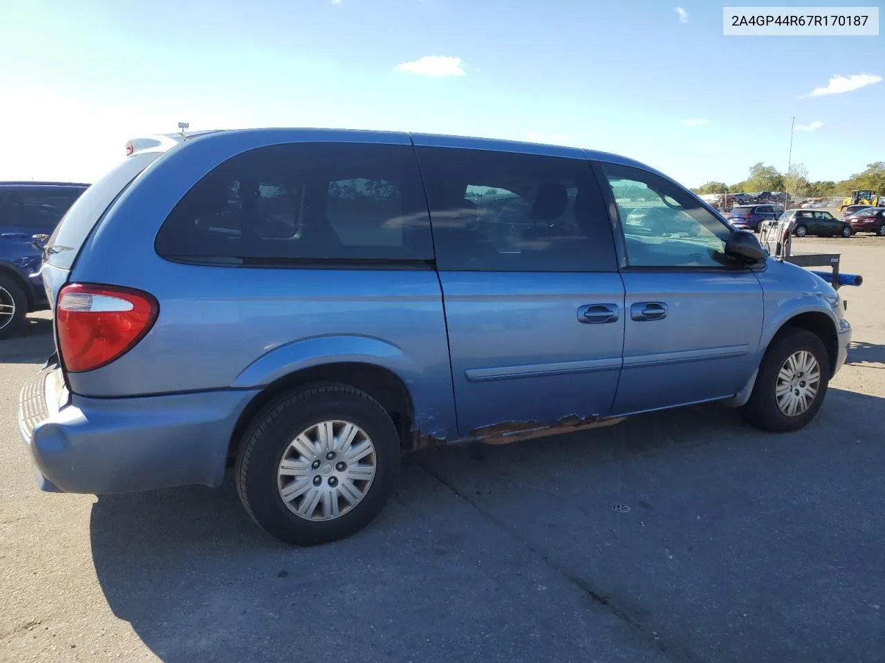 2007 Chrysler Town & Country Lx VIN: 2A4GP44R67R170187 Lot: 74459034