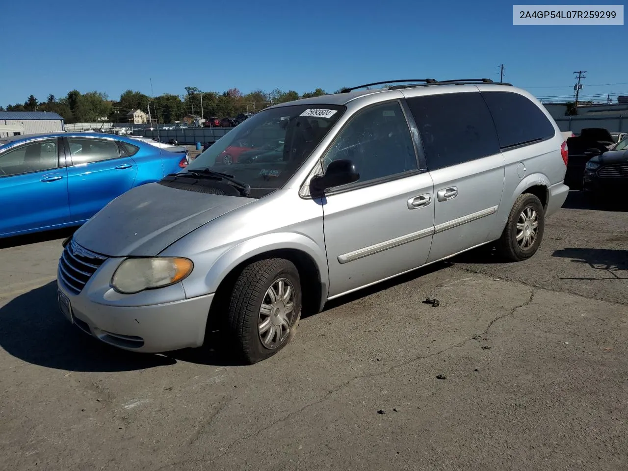 2007 Chrysler Town & Country Touring VIN: 2A4GP54L07R259299 Lot: 75093604