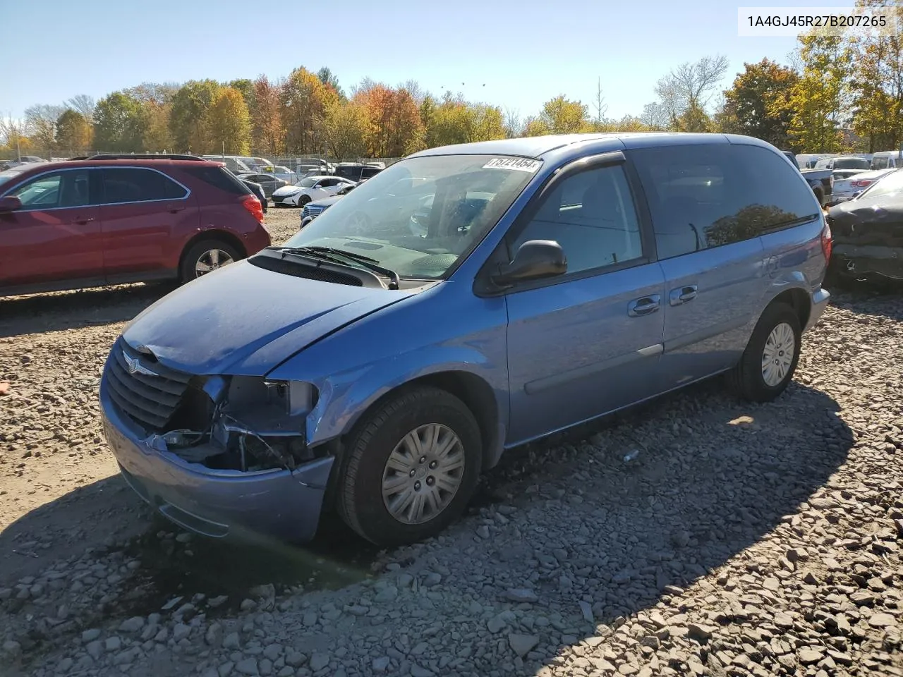 2007 Chrysler Town & Country Lx VIN: 1A4GJ45R27B207265 Lot: 75721454