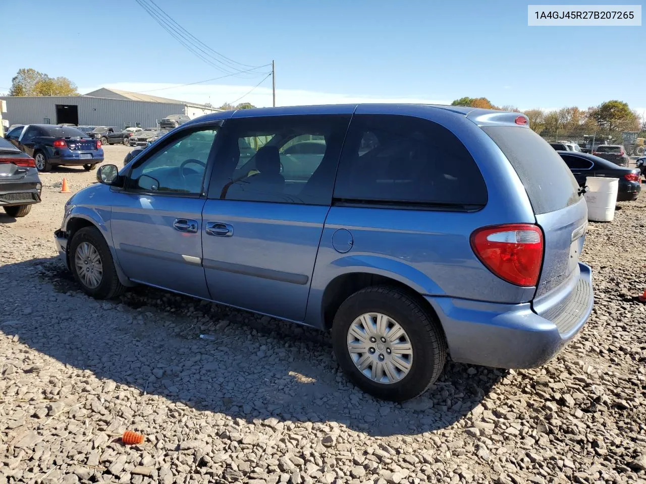 2007 Chrysler Town & Country Lx VIN: 1A4GJ45R27B207265 Lot: 75721454