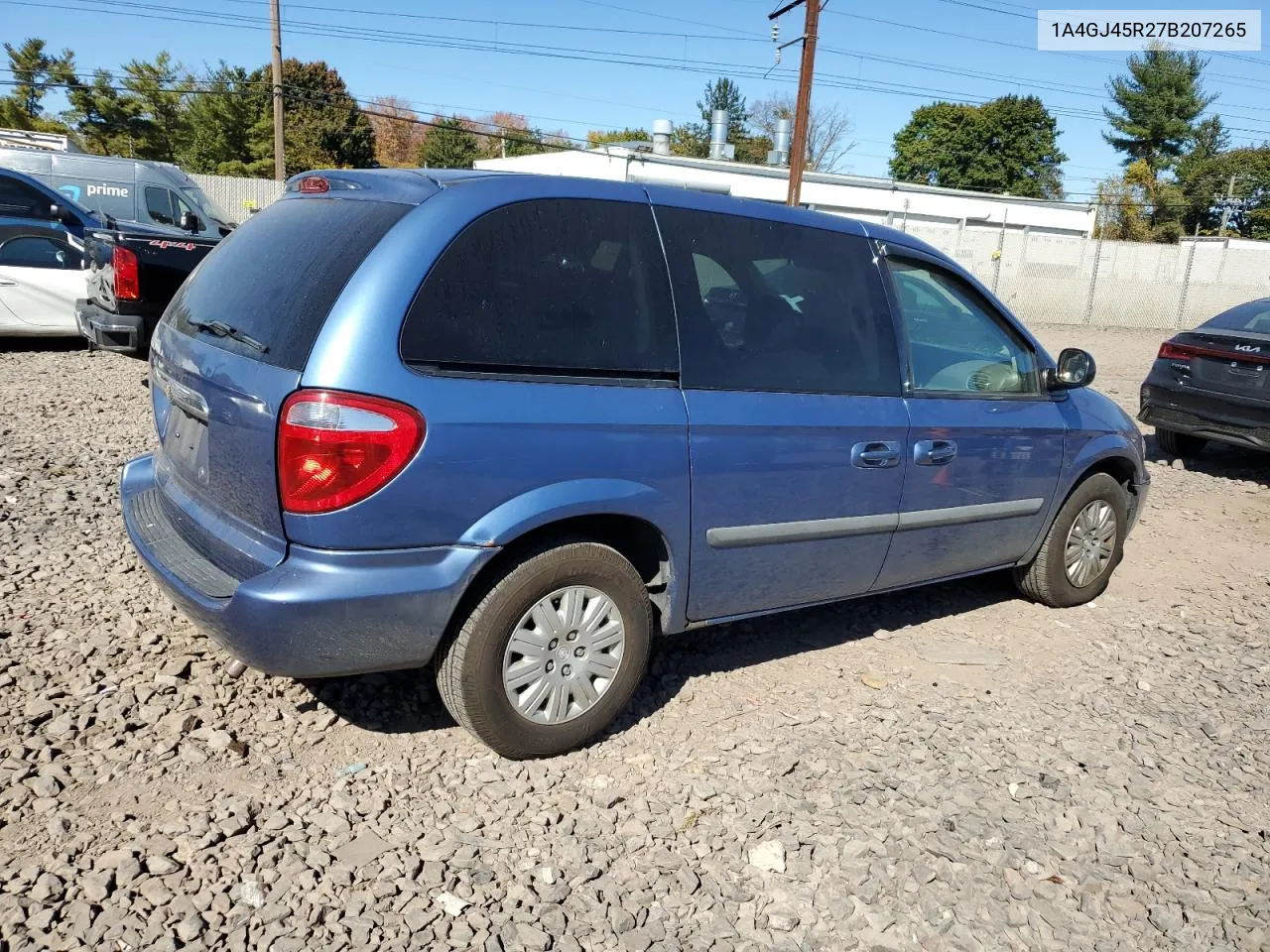 2007 Chrysler Town & Country Lx VIN: 1A4GJ45R27B207265 Lot: 75721454