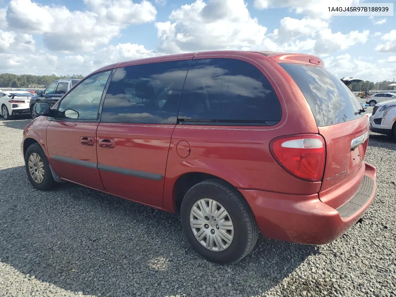 2007 Chrysler Town & Country Lx VIN: 1A4GJ45R97B188939 Lot: 77257894