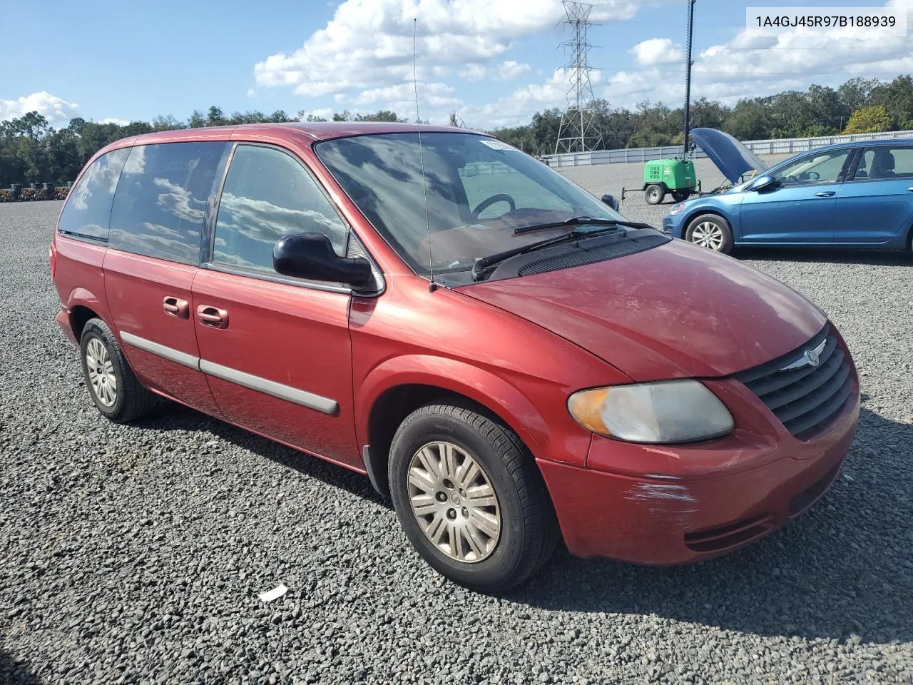 2007 Chrysler Town & Country Lx VIN: 1A4GJ45R97B188939 Lot: 77257894