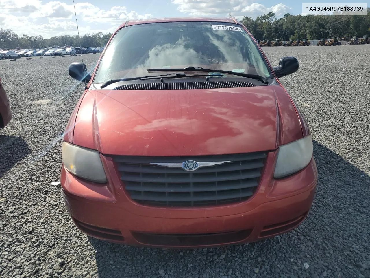 2007 Chrysler Town & Country Lx VIN: 1A4GJ45R97B188939 Lot: 77257894