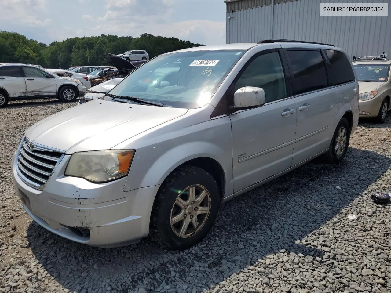 2008 Chrysler Town & Country Touring VIN: 2A8HR54P68R820364 Lot: 61883574