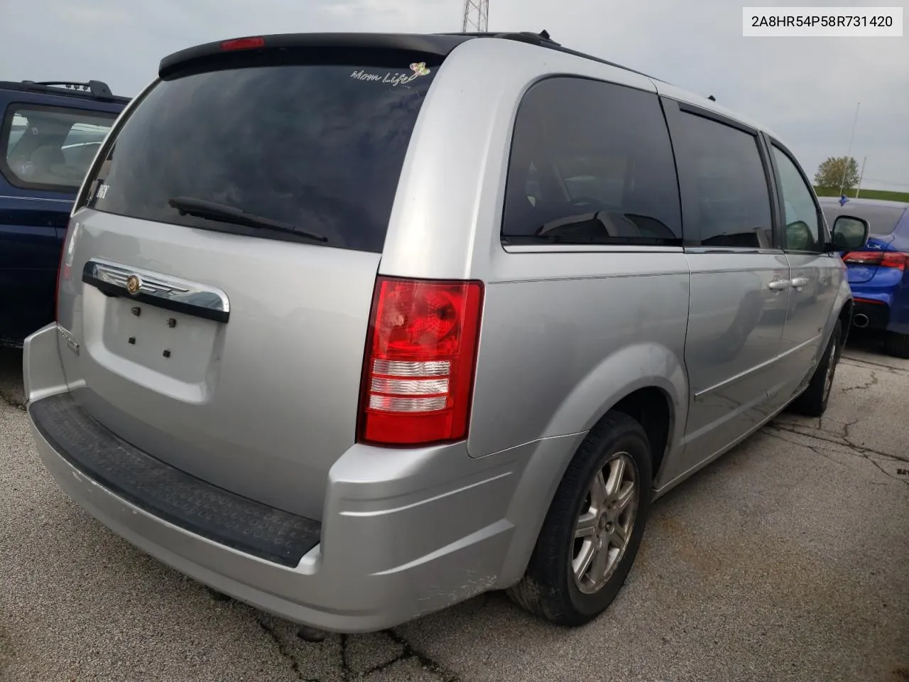 2008 Chrysler Town & Country Touring VIN: 2A8HR54P58R731420 Lot: 64675373