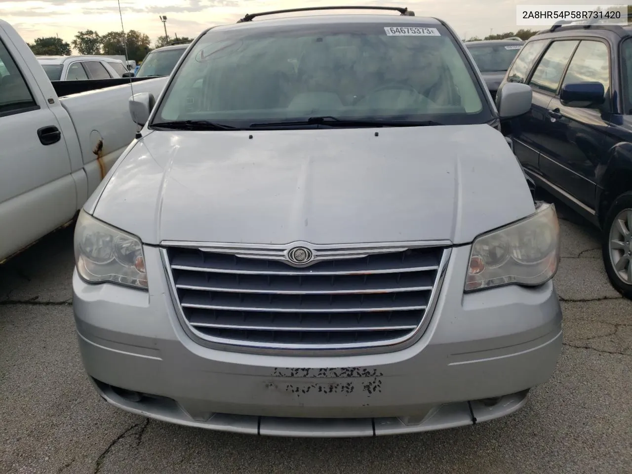 2008 Chrysler Town & Country Touring VIN: 2A8HR54P58R731420 Lot: 64675373