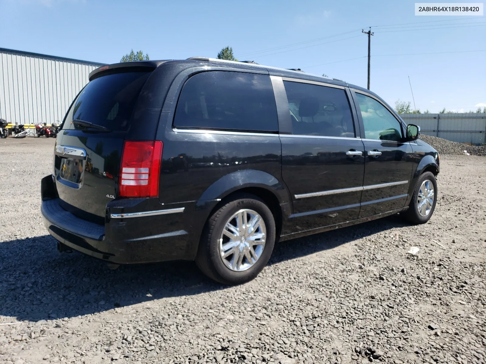 2008 Chrysler Town & Country Limited VIN: 2A8HR64X18R138420 Lot: 65482684