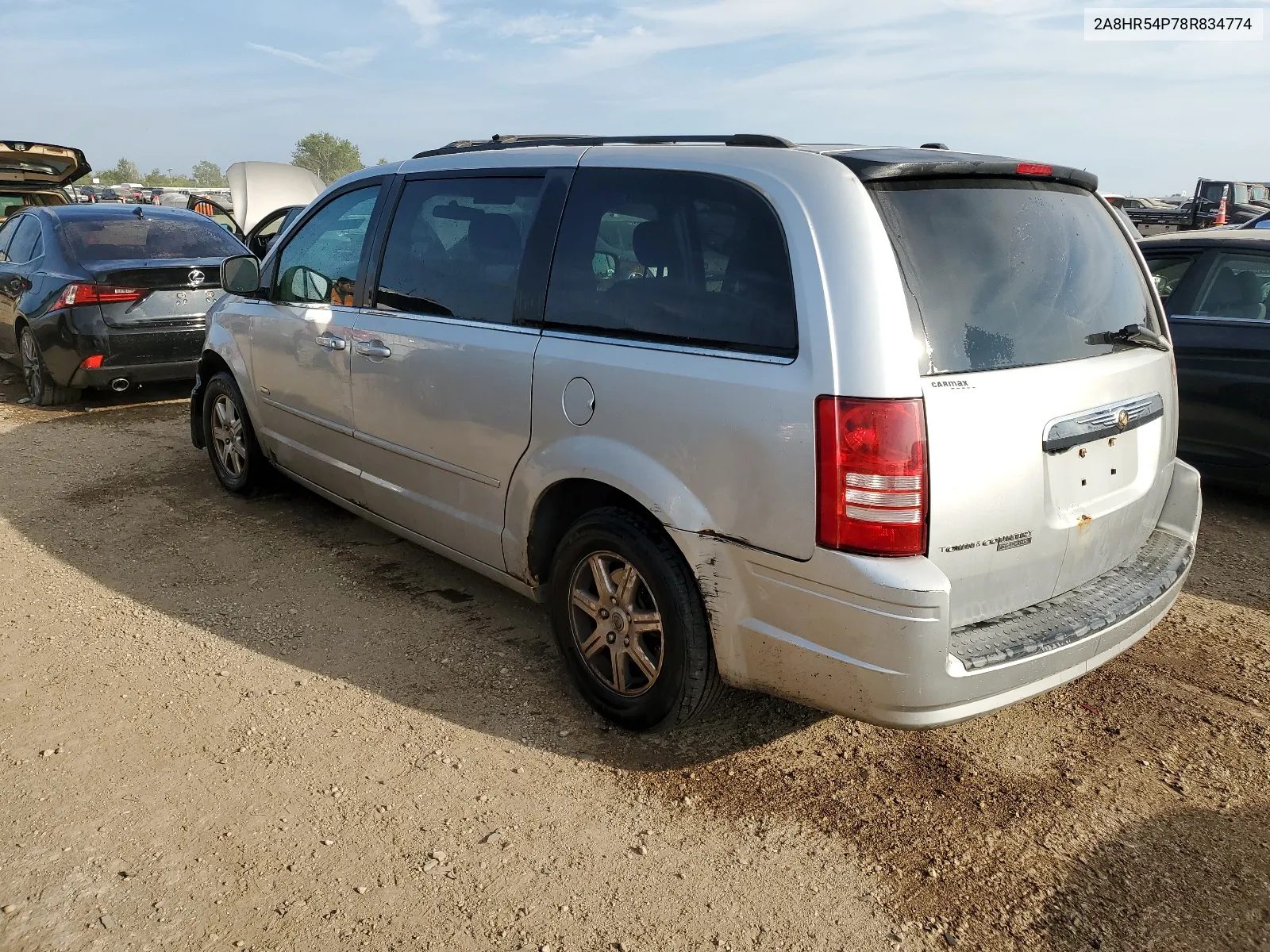 2008 Chrysler Town & Country Touring VIN: 2A8HR54P78R834774 Lot: 67083364