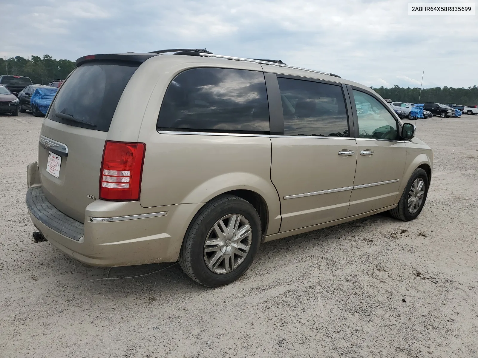 2008 Chrysler Town & Country Limited VIN: 2A8HR64X58R835699 Lot: 67131554