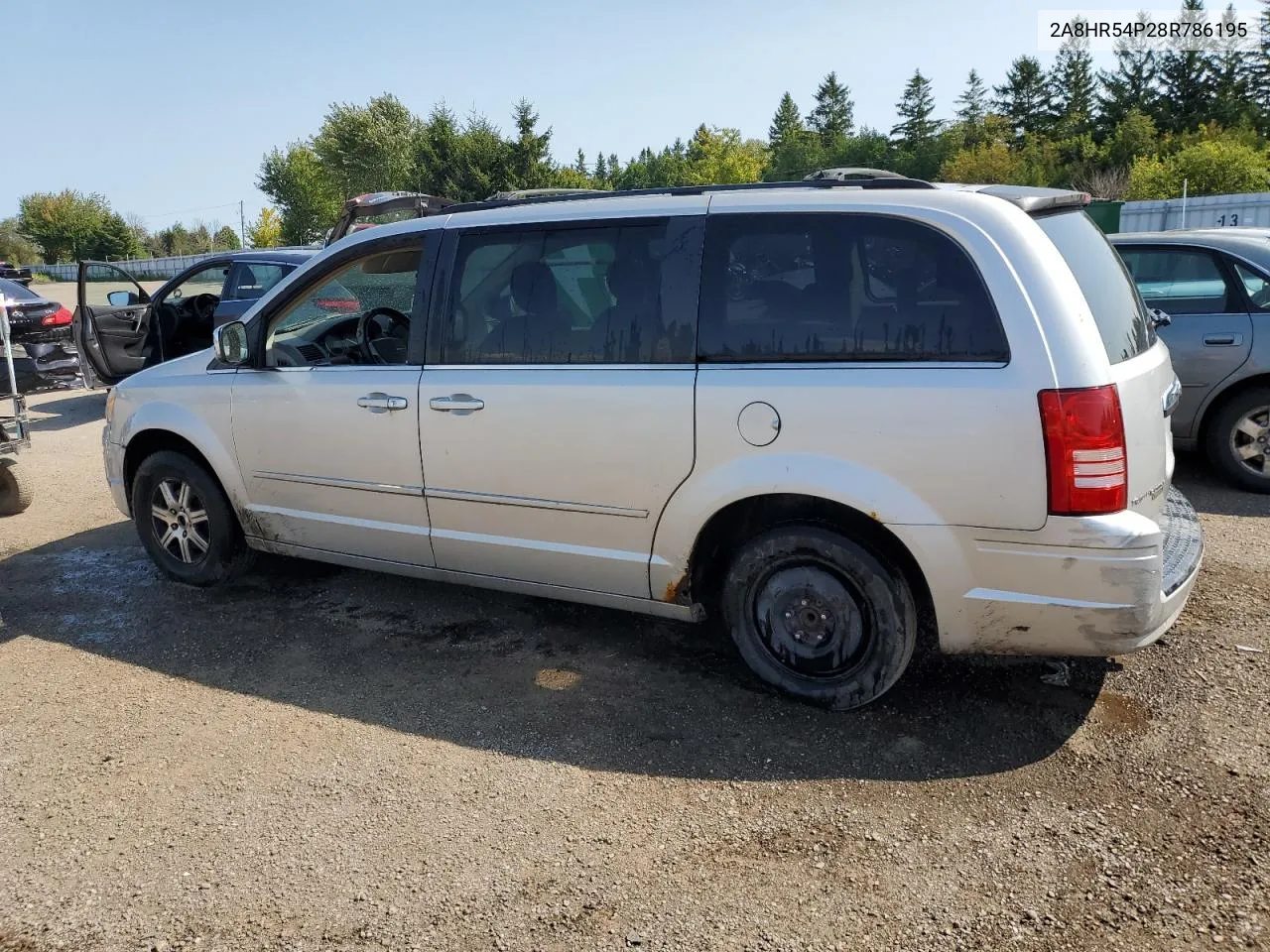 2A8HR54P28R786195 2008 Chrysler Town & Country Touring