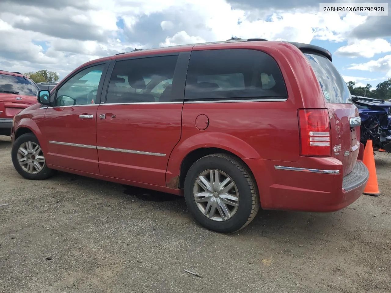 2008 Chrysler Town & Country Limited VIN: 2A8HR64X68R796928 Lot: 69927634