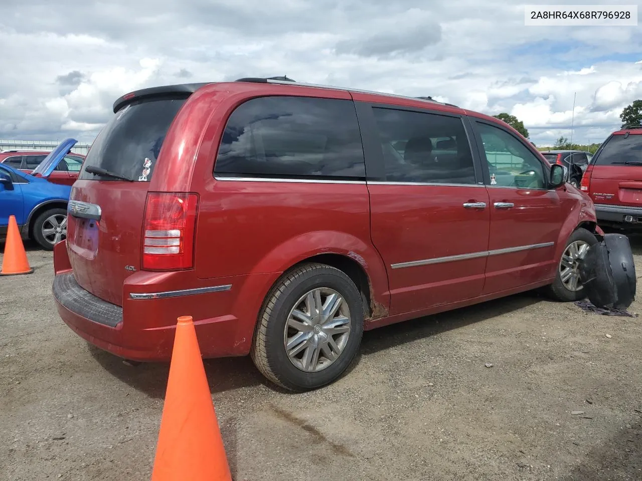 2008 Chrysler Town & Country Limited VIN: 2A8HR64X68R796928 Lot: 69927634