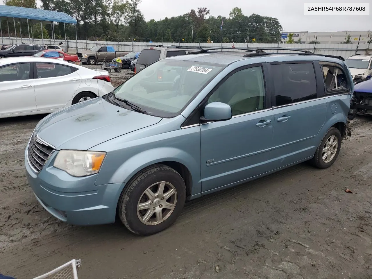 2008 Chrysler Town & Country Touring VIN: 2A8HR54P68R787608 Lot: 71936904