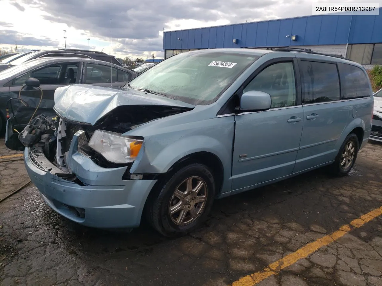 2008 Chrysler Town & Country Touring VIN: 2A8HR54P08R713987 Lot: 75654824