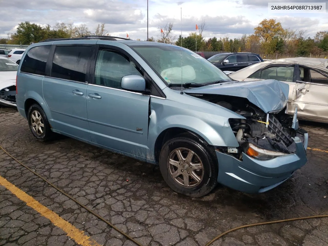 2008 Chrysler Town & Country Touring VIN: 2A8HR54P08R713987 Lot: 75654824