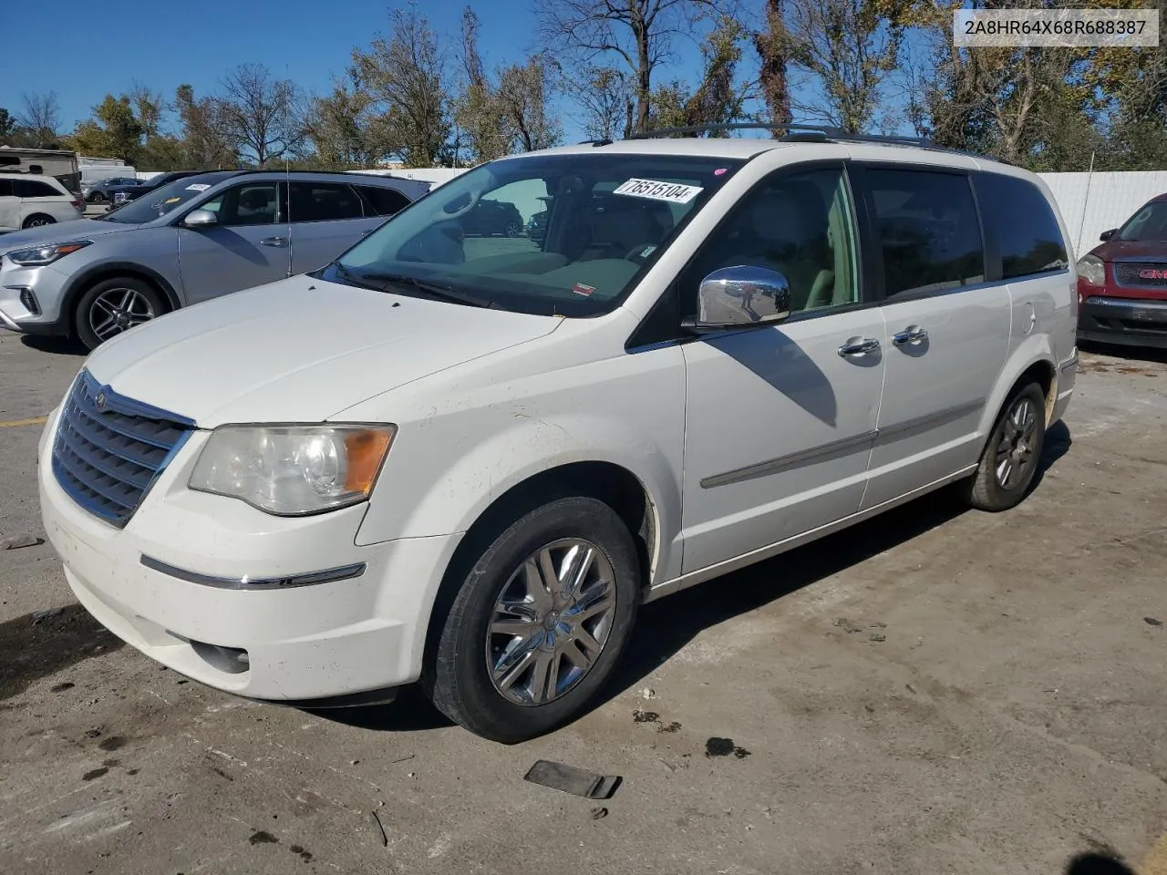 2008 Chrysler Town & Country Limited VIN: 2A8HR64X68R688387 Lot: 76515104