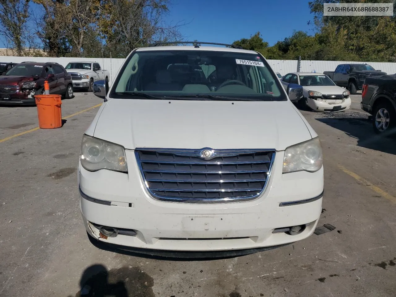 2008 Chrysler Town & Country Limited VIN: 2A8HR64X68R688387 Lot: 76515104