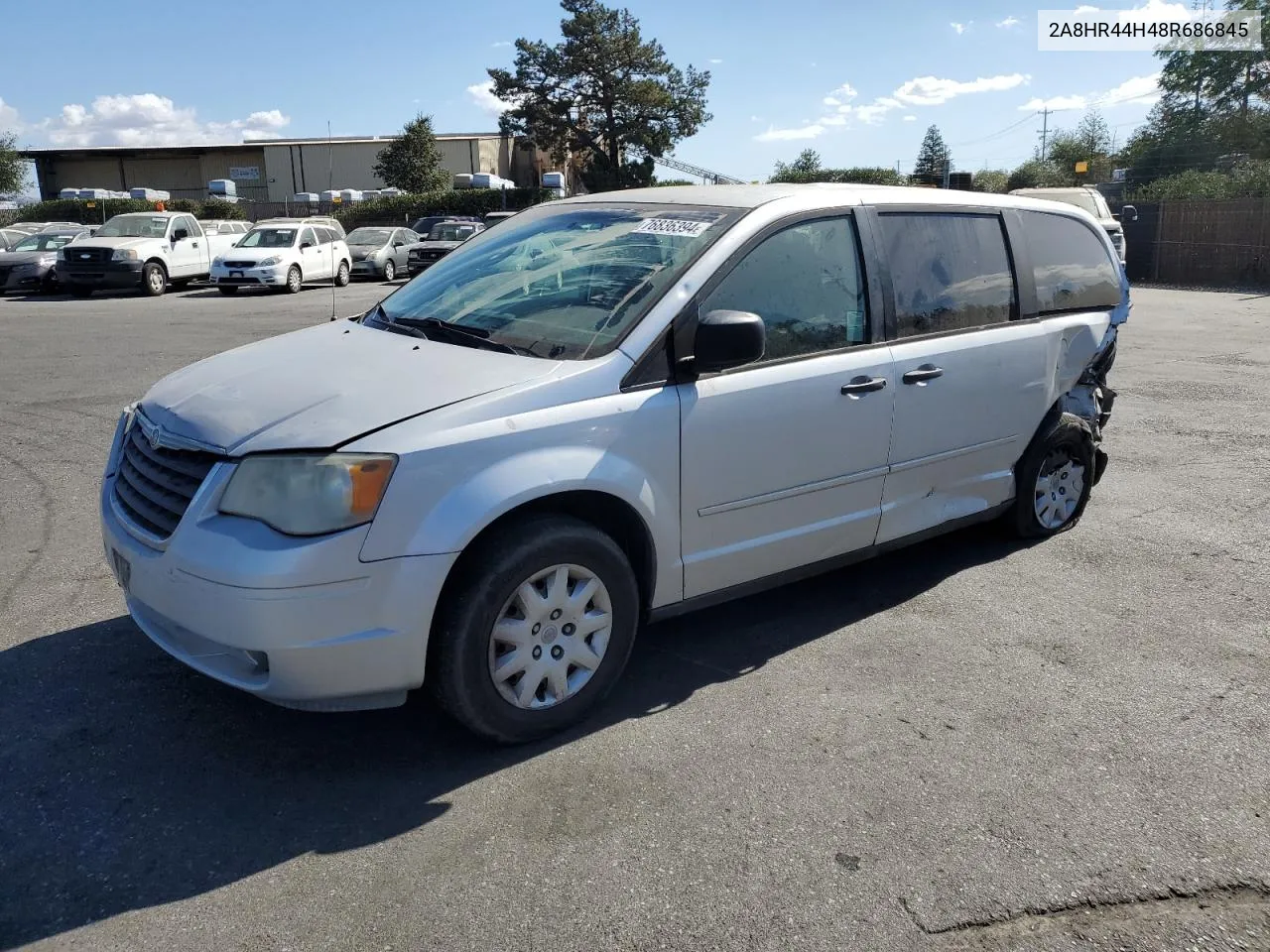 2008 Chrysler Town & Country Lx VIN: 2A8HR44H48R686845 Lot: 76836394