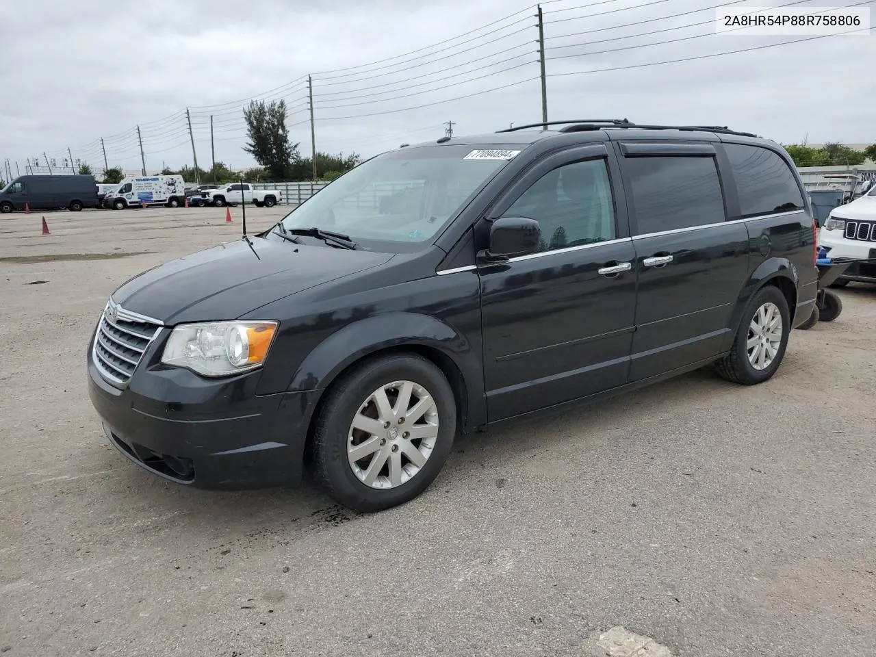 2008 Chrysler Town & Country Touring VIN: 2A8HR54P88R758806 Lot: 77094894