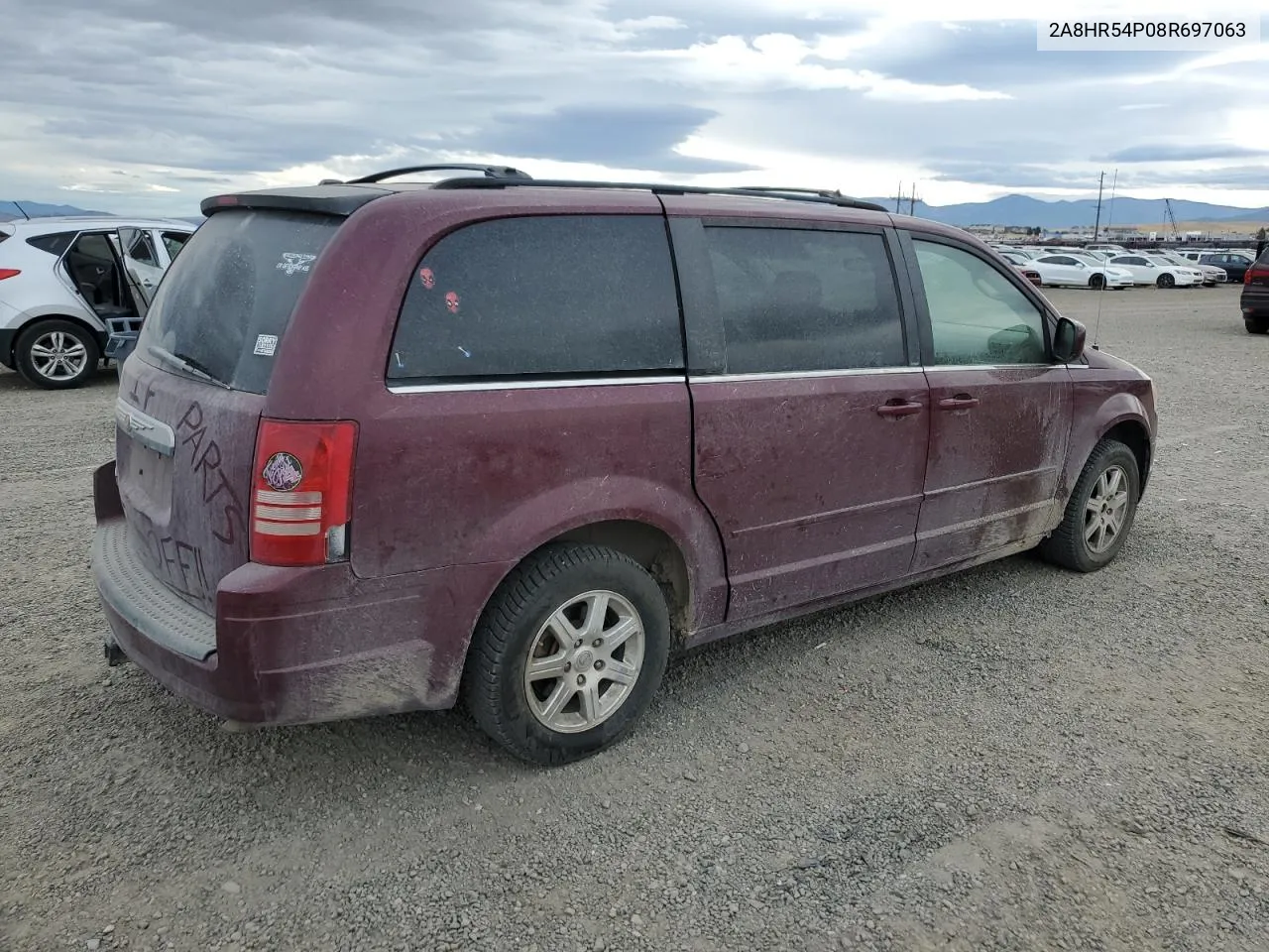 2008 Chrysler Town & Country Touring VIN: 2A8HR54P08R697063 Lot: 77138934