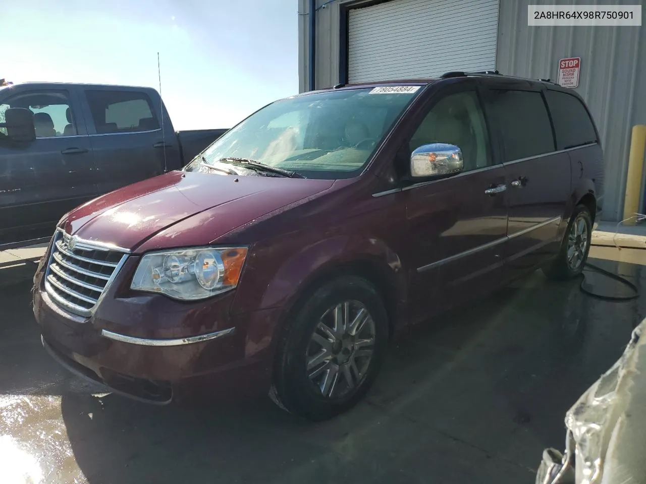 2008 Chrysler Town & Country Limited VIN: 2A8HR64X98R750901 Lot: 78054884