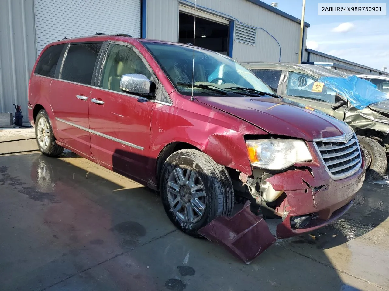 2008 Chrysler Town & Country Limited VIN: 2A8HR64X98R750901 Lot: 78054884